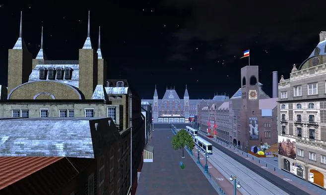 Amsterdam จากเกม Second Life - KUBET