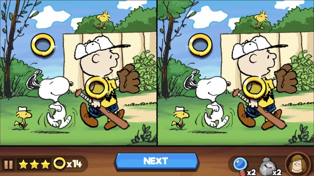  เกม Snoopy Spot the Difference  BY KUBET