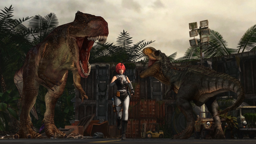 T-rex & Gigano  ในเกม dino crisis  By KUBET