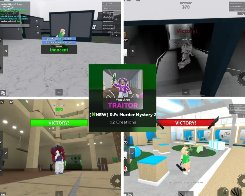 [Traitor!] ฆาตกรลึกลับแห่งการฆาตกรรม (MM2) เกม Roblox - KUBET