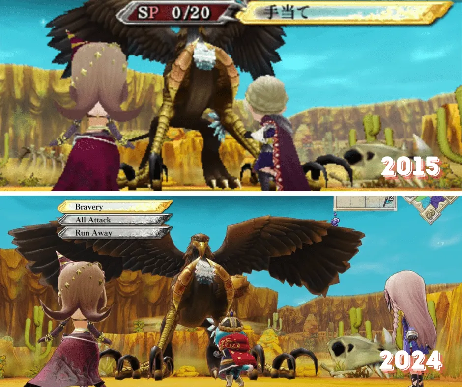 ความแตกต่างภาพกราฟิกในเกม The Legend of Legacy HD Remastered - KUBET