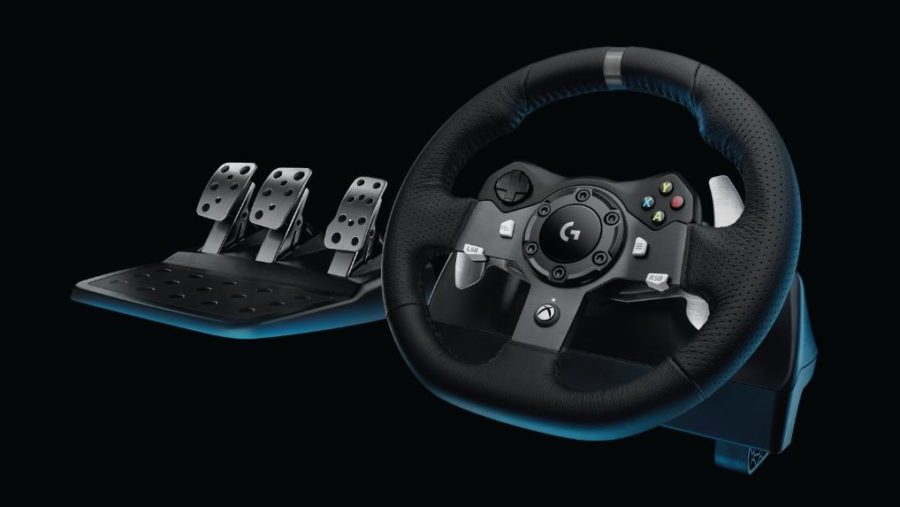 พวงมาลัยและแป้นเหยียบ Logitech G923 By KUBET