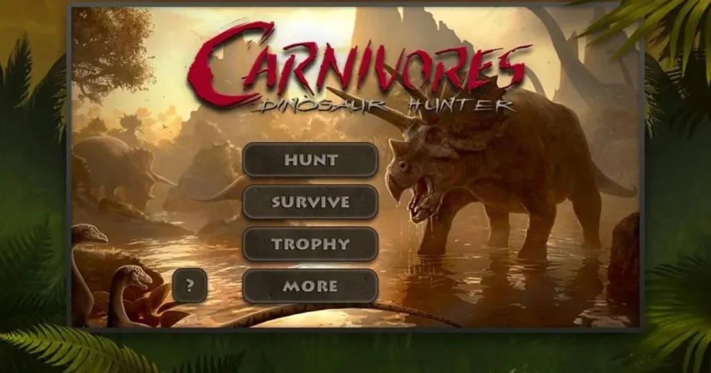 เกมมือถือ Carnivores-Dinosaur Hunter