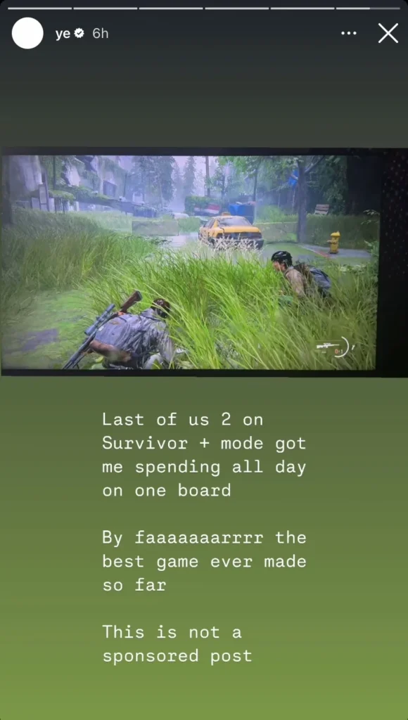 Kanye West กับ The Last of Us Part II