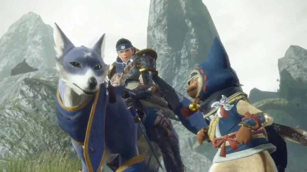 Palico และ Palamute ในเกม Monster Hunter Wilds