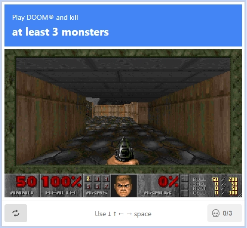 รีวิวเกม DOOM ใน Captcha