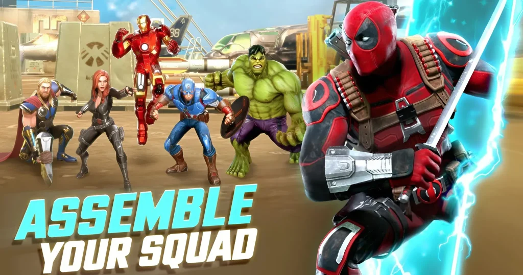 เกมฮีโร่ -- MARVEL Strike Force-Squad RPG